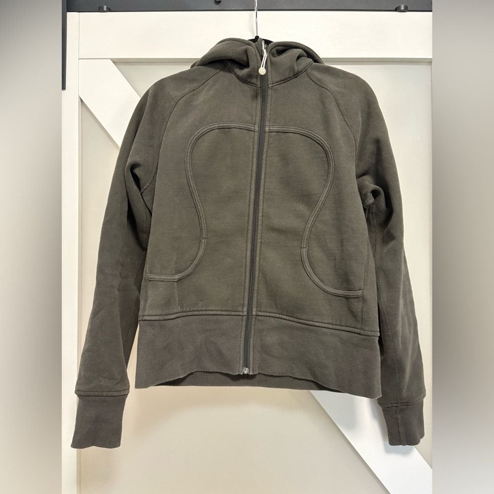 Lululemon Athletica-Green scuba hoodie